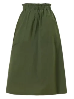 Allegra K Women's Casual Elastic Waist Peasant A-Line Midi Skirts With Pockets -Allegra K GUEST 6804307e 60a4 4583 9d3b cb825be5d284