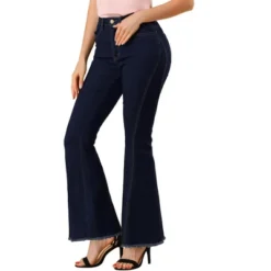 Allegra K Women's Vintage Flare Jeans High Waist Stretch Denim Long Pants Bell Bottoms Jeans -Allegra K GUEST 6af48c1b 1b40 426c 8c05 7f9cbbe74031
