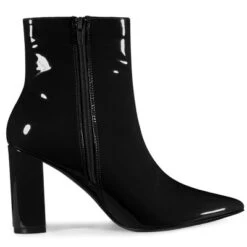 Allegra K Women's Pointed Toe Zip Chunky Heels Ankle Boots -Allegra K GUEST 6ec589eb 2db3 4501 bc19 2c99990f2b63