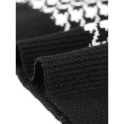 Allegra K Women's Round Neck Sleeveless Houndstooth Plaid Knitted Sweater Vest -Allegra K GUEST 6ff8b7f8 8948 462a 8577 418d56963211