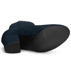 Allegra K Women's Round Toe Side Zip Chunky Heel Ankle Boots -Allegra K GUEST 71fcda4c dd58 48a9 b012 a4d5b00305c7