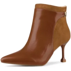 Allegra K Women's Pointed Toe Side Zip Stiletto Heel Ankle Boots -Allegra K GUEST 72657e25 e889 4a5d 89af 585fcb91dc2b