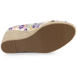 Allegra K Women's Peep Toe Platform Pumps Floral Espadrille Wedge Sandals -Allegra K GUEST 72feba7f 7d8c 4b01 9261 c242c542a9f6