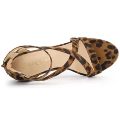 Allegra K Women's Zipper Ankle Strap Stiletto Sandals -Allegra K GUEST 740f67a0 1fe1 428a 88fc 9958274ecb90