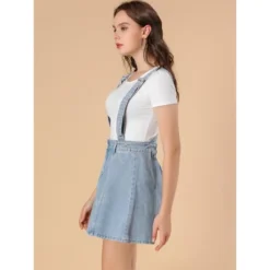 Allegra K Women's Denim A-Line Adjustable Strap Braces Mini Suspender Skirt 10 Allegra K Women's Denim A-Line Adjustable Strap Braces Mini Suspender Skirt -Allegra K GUEST 76c7a077 40d3 45fc 9237 9cb88ca59c6d