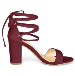 Allegra K Women's Tie Up Strappy Chunky High Heels Sandal 21 Allegra K Women's Tie Up Strappy Chunky High Heels Sandal -Allegra K GUEST 770598ae 9c8c 488e 9fd8 729d1fedd3e1