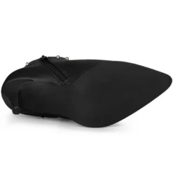 Allegra K Women's Pointed Toe Zip Stiletto High Heel Ankle Boots -Allegra K GUEST 77081b19 98bc 4975 a99a 9933934adc55