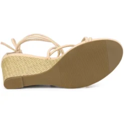 Allegra K Women's Lace Up Strappy Low Wedges Sandals -Allegra K GUEST 77f3606d 4224 4aad bb82 554e76f4d451