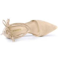 Allegra K Women's Pointed Toe Block Heels Lace Up Pumps -Allegra K GUEST 78b094f7 628f 4f95 be0e e403b4233c76