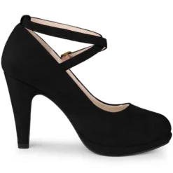 Allegra K Women's Platform Cross Strap Stiletto Heels Pumps -Allegra K GUEST 78dee5e8 163d 47a7 909c be38b46790fa