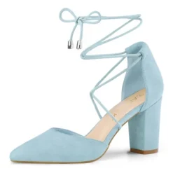 Allegra K Women's Pointed Toe Chunky Heels Lace Up Sandals Pumps 22 Allegra K Women's Pointed Toe Chunky Heels Lace Up Sandals Pumps -Allegra K GUEST 7b8778da 275c 4306 bf11 1b5572b94606