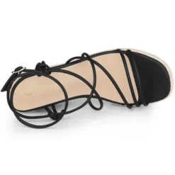 Allegra K Women's Platform Lace Up Wedges Heels Espadrille Wedge Sandals -Allegra K GUEST 7b9a11a8 28b2 403d 8a9f 96de4d5d8634