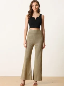 Allegra K Women's Deep V Neck Side Zip Casual Tank Tops -Allegra K GUEST 7d7bea37 edb9 4c10 adeb 02ad11d5c294