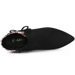 Allegra K Women's Plaid Pointed Toe Block Heels Ankle Boots -Allegra K GUEST 822ad943 ffe7 497a a17d 80c351436783