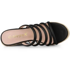 Allegra K Women's Platform Strappy Slip On Espadrille Wedges Sandals -Allegra K GUEST 822d4f24 8cb3 429b a40a 717c69962ea3