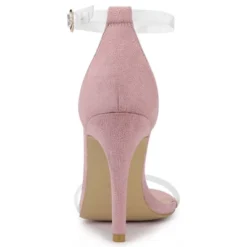 Allegra K Women's Open Toe Clear Ankle Strap Stiletto Heel Sandals -Allegra K GUEST 82aed484 7b44 42cb bceb 8c73cf47c455