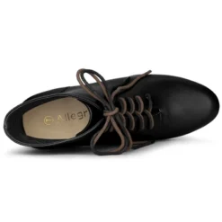 Allegra K Women's Round Toe Lace Up Chunky Heels Ankle Booties -Allegra K GUEST 8330b4fa ad55 421d aba0 967cc1b77617
