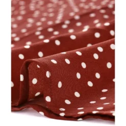 Allegra K Women's Elastic Waist Zipper Polka Dots Casual Midi Skirts -Allegra K GUEST 857e8e3f 6b9e 477e 84d1 a1916aba4ccf