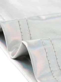 Allegra K Women's Metallic Cropped One Shoulder Party Tank Tops -Allegra K GUEST 86354cfd 807d 43f3 a621 ff6481508395