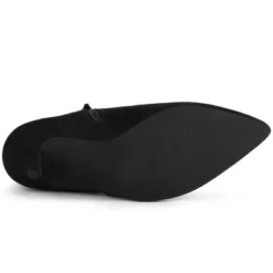 Allegra K Women's Pointed Toe Bow Decor Stiletto Heel Ankle Boots -Allegra K GUEST 881ea636 701e 4d6c adf4 b9adfefbc893