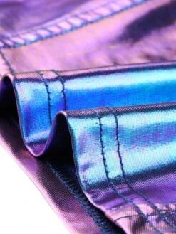 Allegra K Women's Metallic Crop Shiny Sleeveless Cut Out Party Clubwear Holographic Tank Tops -Allegra K GUEST 88a133f7 0a7a 481a 867f 8e23f28089d5