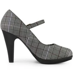 Allegra K Women's Houndstooth Platform Stiletto Heels Pumps -Allegra K GUEST 88cfc7b9 63ba 4a19 8ac0 6ae51f4542cd