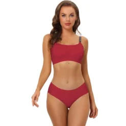 Allegra K Women's Wireless Pullover U Neck No Show Smooth Stretch Bra And Panty Set -Allegra K GUEST 89107d8b 3435 43f9 bfcb 2e07c2fde5ea