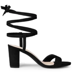 Allegra K Women's Lace Up Chunky Heels Sandals -Allegra K GUEST 891a4627 31d7 4901 821d caf49e6cdcc3