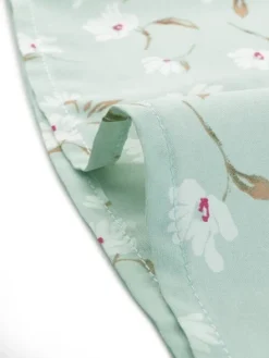 Allegra K Women's Peter Pan Collar Ruffled Bubble Short Sleeve Floral Blouses -Allegra K GUEST 89bf3fa4 140d 4d0e a1ce 109c601bbf25