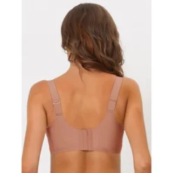 Allegra K Women's No Show Smooth Comfort Adjustable Wide Straps Wireless Minimizers Bras