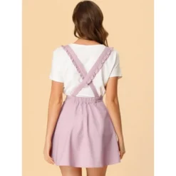 Allegra K Women's Ruffle Strap Solid A-line Flared Suspender Mini Skirt 9 Allegra K Women's Ruffle Strap Solid A-line Flared Suspender Mini Skirt -Allegra K GUEST 8ad0ece2 35bc 4f9b 80b3 1a9ea0c5d4a0