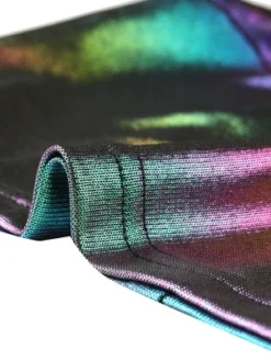 Allegra K Women's Metallic Mock Neck Zip-Up Shiny Holographic Crop Tank Top 10 Allegra K Women's Metallic Mock Neck Zip-Up Shiny Holographic Crop Tank Top -Allegra K GUEST 8af61c97 3f9e 446c a877 f1956469beee