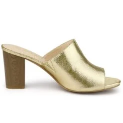 Allegra K Women's Open Toe Mules Chunky Metallics Heels Slide Sandals -Allegra K GUEST 8bdc4c41 d7a0 482f a522 619308a92225