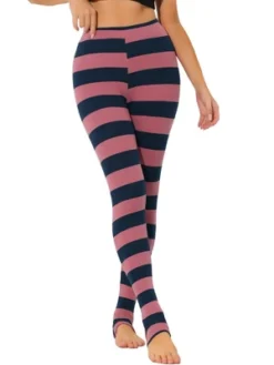 Allegra K Women's Printed High Waist Elastic Waistband Yoga Stirrup Pants -Allegra K GUEST 8c0721cb dd71 4650 b118 e480d4b7619c