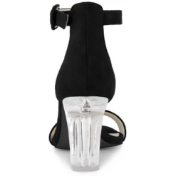 Allegra K Women's Ankle Strap Clear Heel Chunky Heels Sandals 11 Allegra K Women's Ankle Strap Clear Heel Chunky Heels Sandals -Allegra K GUEST 8c4c6ba7 9ce5 4e83 81bc b52982345056