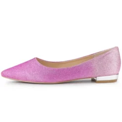 Allegra K Women's Glitter Pointed Toe Ballet Elegant Flats Shoes -Allegra K GUEST 8c7f8a4d f54c 4891 a156 c78741e6b532