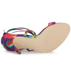 Allegra K Women's Tie Dye Lace Up Stiletto Heel Sandals -Allegra K GUEST 8dc6c496 6320 4efb ba40 d391ac742790