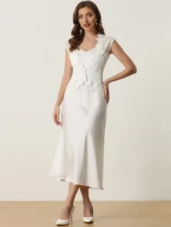 Allegra K Women's Wedding Guest Cap Sleeve Formal Sheer Floral Lace Shrug -Allegra K GUEST 90af770c b8e2 42da 9acb f1caed53990a