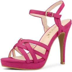 Allegra K Women's Strappy Platform Heels Stiletto Heel Sandals -Allegra K GUEST 90b47f29 96fc 4272 b5db b5da2b9368b5