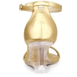 Allegra K Women's Ankle Strap Low Wedge Clear Heels Sandals -Allegra K GUEST 9243dae3 020e 41f5 8baa b90debed00ca