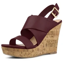 Allegra K Women's Wood Wedges Platform Wedge Sandals -Allegra K GUEST 937753fc 6309 47c7 beb8 148082ed90e0