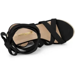 Allegra K Women's Espadrilles Platform Heels Lace Up Wedge Sandals 12 Allegra K Women's Espadrilles Platform Heels Lace Up Wedge Sandals -Allegra K GUEST 949e129e 588e 401e 9577 3d236db58981