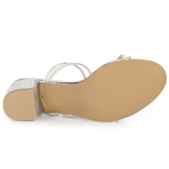 Allegra K Women's Strappy Rhinestone Block Heel Slide Sandals -Allegra K GUEST 95295d95 5258 4cb2 840a c09c516abe99