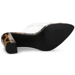 Allegra K Women's Clear Chunky Heel Slides Sandals Mules -Allegra K GUEST 9597ccb8 a13e 4838 97fe 24dda60f96c2