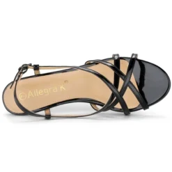 Allegra K Women's Slingback Strappy Kitten Heel Sandals -Allegra K GUEST 96e9a730 1658 4db2 93b6 5840af430a60