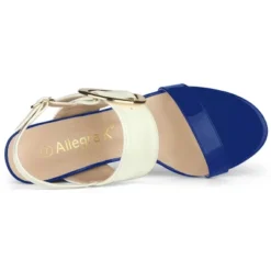 Allegra K Women's Slingback Block High Heel Sandals -Allegra K GUEST 97101f36 f3d8 46fc b3da 216f56b9b8d9