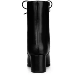 Allegra K Women's Lace Up Chunky Heels Ankle Combat Boots -Allegra K GUEST 97540aee 0870 49ca a191 a3d0365a37fd