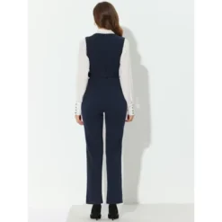 Allegra K Women's High Waisted Sleeveless Belted Straight Leg Suspenders Jumpsuit -Allegra K GUEST 999d8719 1d1d 4faa b6ab 9c7cb073b364