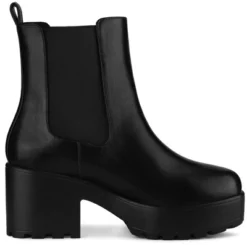 Allegra K Women's Platform Chunky High Heels Ankle Boots -Allegra K GUEST 9d22f274 eebc 4d78 a6e9 26e098105de7