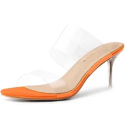 Allegra K Women's Clear Slide Stiletto Heels Sandals -Allegra K GUEST 9dc2ac9c 4a8b 4077 96eb 0f042bee5b1c